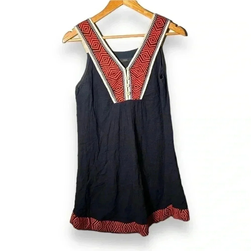 THML 5/$25 🎀 bohemian mini sun dress S